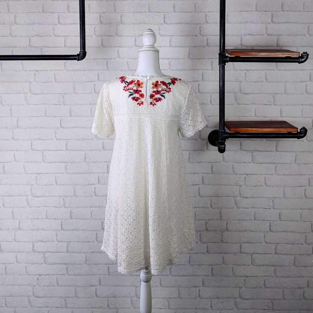 Umgee Boho Chic Embroidered Lace Dress | White - Picture 5 of 8